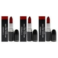 thumbnail image 1 of MAC Matte Lipstick - 612 Russian Red-Heroine-Kinda Sexy Lipstick - Pack of 3, 0.1 oz, 1 of 6