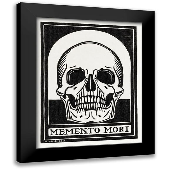 De Graag, Julie 12x14 Black Modern Framed Museum Art Print Titled - Memento mori