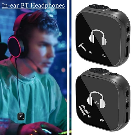 QHUDLV 5.8G Wireless In-Ear Monitor System,Wireless IEM System for Clear Audio Transmission
