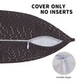 thumbnail image 5 of Multi-Size Linen Sofa Pillow Cover Invisible Zipper Open And Close Strong Use For Sofa Chair Garden Sofa Car Snake Skin Print Style Darkgray_4 20"X20", 5 of 8