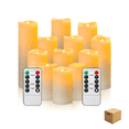 thumbnail image 1 of "12 Velas Eléctrica Led Sin Llama Control Remoto Impermeable Belug Blanca", 1 of 5