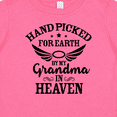 thumbnail image 4 of Inktastic Handpicked for Earth by My Grandma in Heaven Angel Wings Boys or Girls Baby T-Shirt, 4 of 5