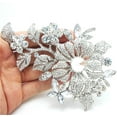 thumbnail image 3 of Large Crystal Brooch Wedding Graduation Casual Dress Jewelry-BR1, 3 of 5