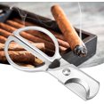 thumbnail image 3 of Tijeras para cigarros, bolsillo portátil de acero inoxidable, cortador de cigarros de doble hoja, cuchillo súper afilado, regalo de cumpleaños JM, 3 of 5