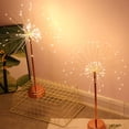thumbnail image 2 of Guirnalda De Luces De Hadas, Guirnalda De Luces De Alambre De Cobre Resistente Al Agua Regulable, Para La Decoración Del Patio Del Jardín Del Hogar Decoración De La Boda Cergrey Blanco cálido, 2 of 8