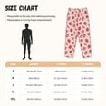 thumbnail image 4 of Lsque Strawberry Print Women's Pajama Pants, Lounge Pant - Comfortable Home Wear,Elastic Waistband, Stylish Design-Large, 4 of 9