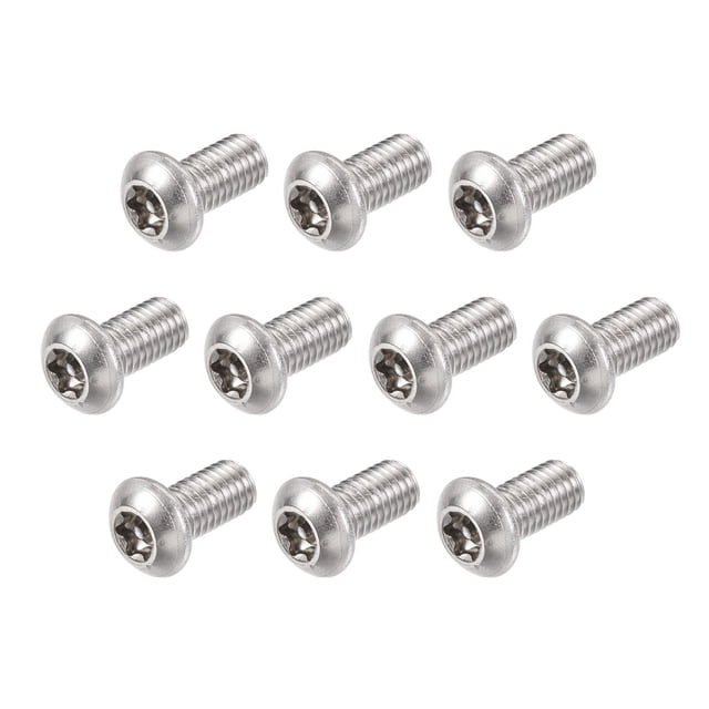Unique Bargains Vis de Machine de Sécurité Torx M8x16mm en Acier Inoxydable 304 Lot de 10