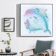 thumbnail image 4 of Cuadros Decorativos Taladro de parte Luminoso en forma especial DIY Dolphin 5D Diamond Painting (DZ540) Likrtyny embutido en tela, 4 of 9