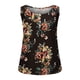 thumbnail image 4 of Tops estampados en color sólido sin mangas con botones y cuello redondo a la moda para mujer Fridja  qr3274, 4 of 5