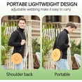 thumbnail image 5 of 2025 Upgraded XXL Collapsilbe Stool with Cushion,More Sturdy and Height 19.7",D11.8,Portable and Lightweight Adjustable Chair Telescoping Stool for Camping Hiking BBQ Max Loading 1000Ibs, 5 of 9