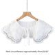 thumbnail image 3 of White Shawl for Doll Fake Collar Female Shirt False Collar Ladies Detachable Dec, 3 of 4