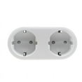 thumbnail image 1 of Jinsinto Smart Plug (Type F), Smart Plug Compatible with Apple HomeKit, Siri, Alexa, Google Home and Google Nest, WiFi Programmable Plug with Voice Command and Remote Control (1pcs), 1 of 5