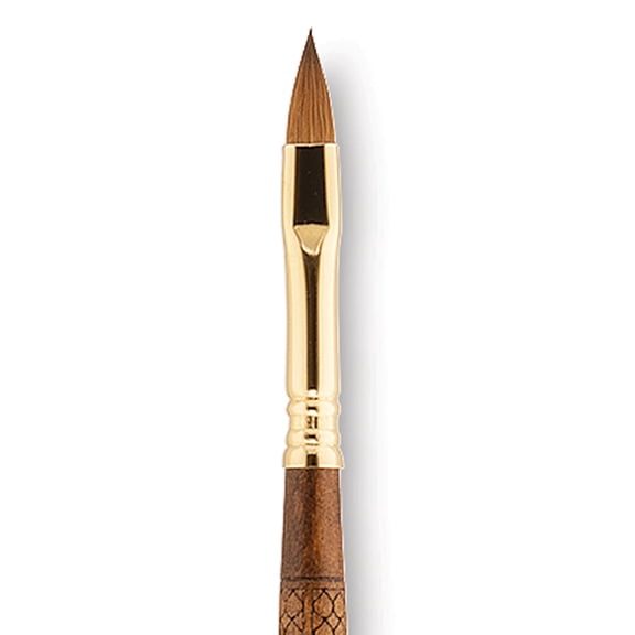 Escoda Reserva Kolinsky-Tajmyr Sable Brush - Filbert, Long Handle, Size 8