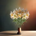 thumbnail image 7 of HOARBOEG Artificial Flowers for Decoration Bouquet Fake Flowers Home Decor Wedding Centerpiece Office Decor Floral Arrangement Silk Flowers Bouquet for Vase Party Decor, 7 of 7