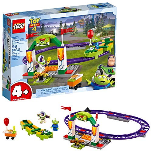 LEGO | Disney Pixar?s Toy Story 4 Carnival Thrill Coaster 10771 Building Kit (98 Pieces)