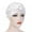 White, variant on Women Pearl Detailed Head Cover Full Wrap Headwear with Secure Fit Soft Stretchable Material White