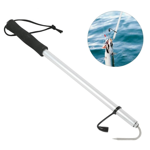 Telescopic Fishing Gaff, Stainless Steel Hook Ergonomic Handle Sea Fishing  Gaff For Water Fishing For Salt Water Fishing 