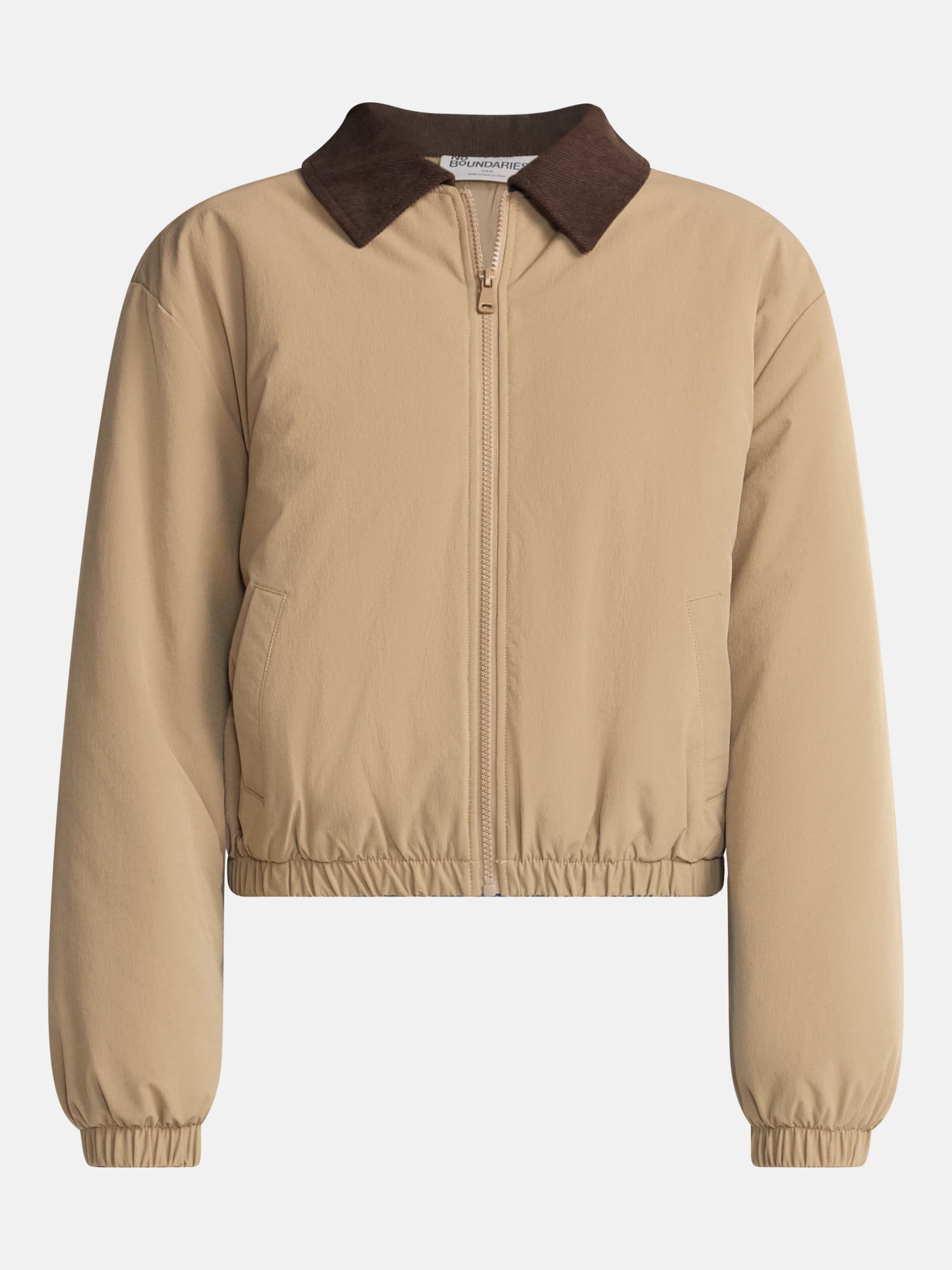 No Boundaries Puffer Barn Jacket, Women's and Women's Plus XXS-4X