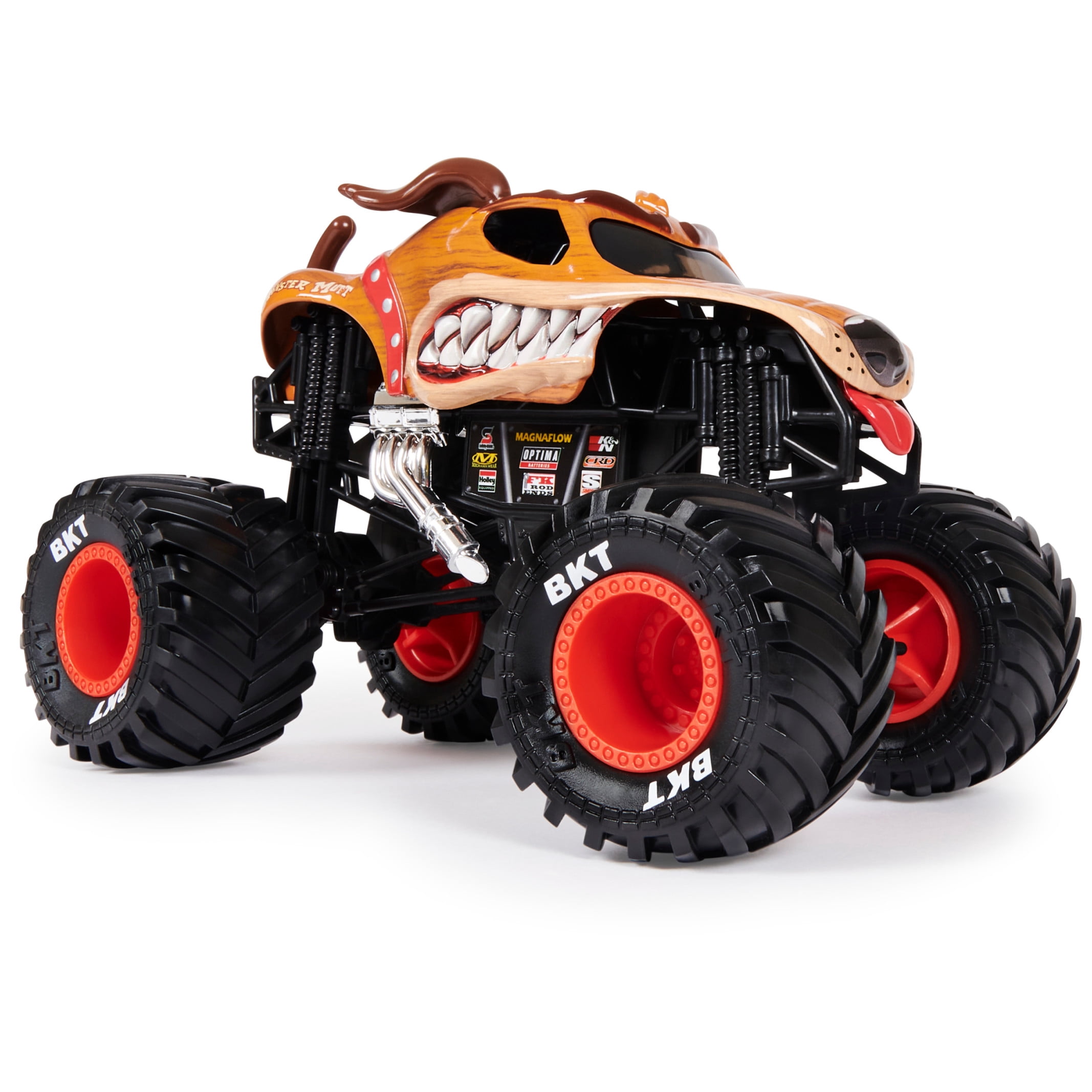 Monster Jam, Official Monster Mutt Truck, Die-Cast Vehicle, 1:24 Scale