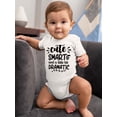thumbnail image 2 of Cute Smart And Dramatic Bodysuit Infant -Smartprints Designs,  24 Months, 2 of 4