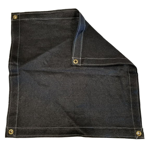 6 Ft. x 50 Ft. Black Windscreen Privacy Shade Mesh Tarp