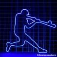 thumbnail image 2 of Glowneon Man Playing Baseball Neon Sign, Baseball LED Sign, Baseball Neon LED Light, Baseball Lover, 2 of 4