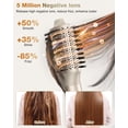thumbnail image 4 of 6 in 1 Multi Hair Styler Dryer Brush, 110,000 RPM High-Speed, Negative Ionic, Fast Drying for Professional Blow Dry, Curling, Volumizing, Straightening and Styling, Gold, 4 of 4