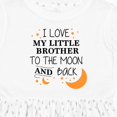 thumbnail image 4 of Inktastic I Love My Little Brother to the Moon and Back Girls Toddler Dress, 4 of 5