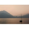 thumbnail image 2 of Crane, Rita 14x11 Gold Ornate Wood Framed with Double Matting Museum Art Print Titled - Lake Como Sailboats IV, 2 of 4