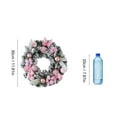 thumbnail image 7 of Prelit Artificial Christmas Wreath with Ornaments Decorative Bows and Pine Needles for Indoor Outdoor Holiday Decor Front Door Wall Window Fireplace, 7 of 7