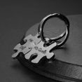 thumbnail image 3 of ALYLY Valentine's Day His and Hers Puzzle Piece Pendant Necklace KeyChain Set Personalized Couples Stamped Chain Keyring, 3 of 4