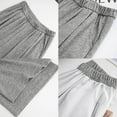 thumbnail image 5 of LLYwey Sales Clearance Sweatpants for Women Ladies Loose Wide Leg Pants High Waist Straight Pants Casual Pants New Full Length Pants Trousers Regular Fitted Gray S, 5 of 8