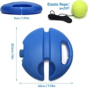 Tennis Trainer Rebound Ball with String, Solo Practice Trainer for Beginners & Adults, Portable Tennis Training Equipment with Fillable Base, 3 Balls