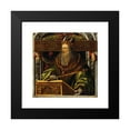 thumbnail image 2 of Circle Of Ambrosius Holbein 15x15 Black Modern Framed Museum Art Print Titled - Idealized Portrait of the Emperor Justinian, 2 of 5