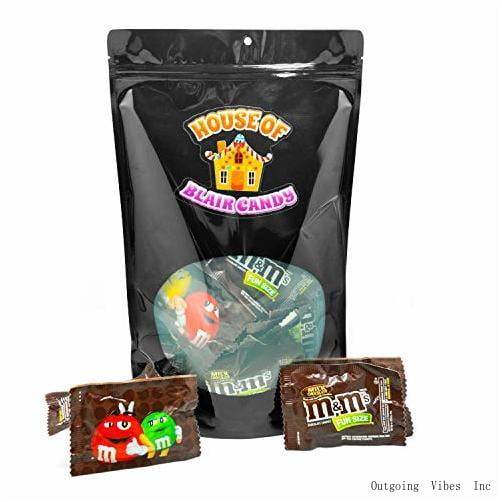 M&Ms Milk Chocolate Fun Size Candy - 2 LB (Approx. 65 Fun Size Packs) -  Comes in a Sealed/Resealable Bag - Perfect For Parties, Pinata, Office  Bowl