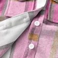thumbnail image 6 of FAMTKT Toddler Flannel Shirt Jacket Plaid Long Sleeve Lapel Button Down Shacket Kids Boys Girls Shirts Coats Fall Tops, Baby Clothes, 6 of 8