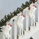 thumbnail image 5 of Adornos navideños Medias navideñas personalizadas con letras 22 cm Medias navideñas bordadas de Papá Noel Calcetín navideño a rayas Adornos colgantes para chimenea Árbol de Navidad Calcetín con letras, 5 of 5