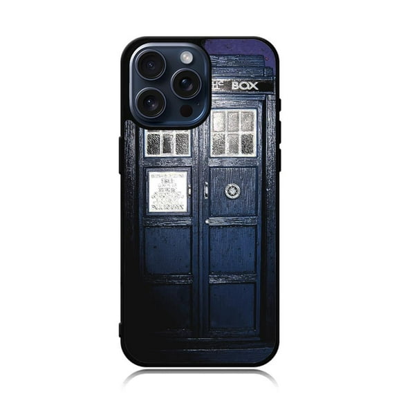 Dark Blue Tardis Doctor Who Toy iPhone 15 Pro Max Case,iPhone 13 Pro