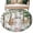 White Green, variant on Round Rugs 7Ft, Spring Forest Animals Round Area Rug Washable Indoor Throw Carpet, Floral Botanical Trees Grey Wooden Large Non Slip Circle Rug for Dining Room Playroom Home Decor Aesthetic