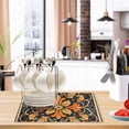 thumbnail image 6 of Dish Drying Mat Microfiber Kitchen Dish Pad Counter Absorbent Drainer Rack 12"x18" Yellow Orange Mandala, 6 of 6