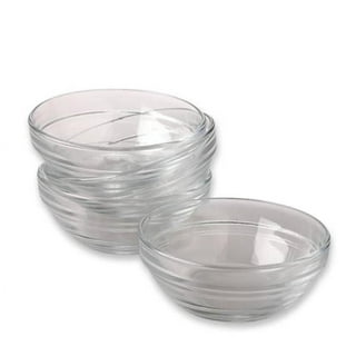 Vikko 3.5 Small Glass Bowls: Clear Bowls - Mise En Place Bowls - Glass  Prep Bowls For Cooking - Sauce, Snack, Dessert & Dip Bowls - Glass Cereal  Bowls - Glass Bowls