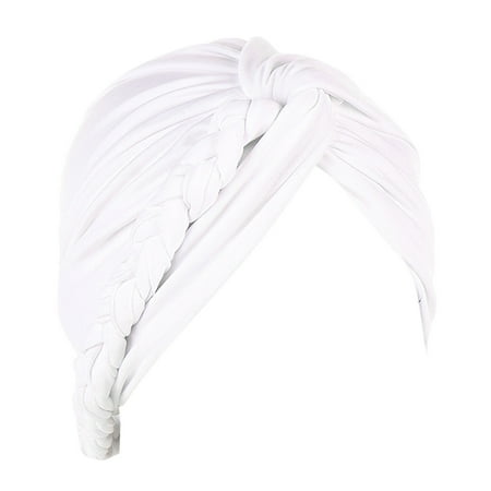QASIEATN Baseball Caps for Women Braid Turban Hats Hat Cap Hair Bonnet Head Scarf Wrap Cover Summer Spring Fashion Clothing Accessories