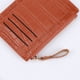 thumbnail image 2 of Bolsa De Tarjeta Bolsa Cartera sencilla para mujer, de piel sintética, con varias ranuras, con cremallera, llavero, tarjetero pequeño Tmvgtek Para Estrenar, 2 of 5