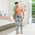 thumbnail image 5 of PISONIC Funny Pajama Pants for Men, Lounge Pants Super Soft Men Pajama Bottoms with Pockets Drawstring, Vintage Train, 5 of 6