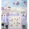 SoHo Lavender Flower Garden Baby Crib Nursery Bedding Set