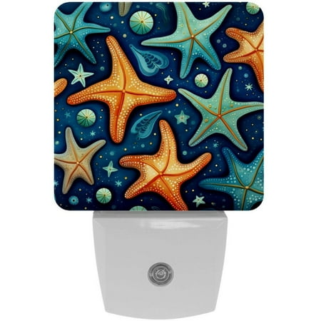 

Starfish LED Square Night Light for Bedroom and Bathroom - Energy Efficient and Bluetooth Compatible - 200 Characters