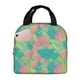 thumbnail image 1 of Easygdp Colorful Palm Leaves Bolsa Térmica Premium - Tela Oxford Impermeable, Gran Capacidad, Bolsillo Frontal, Unisex para Trabajo, Escuela, Actividades al Aire Libre y Picnics, 1 of 8