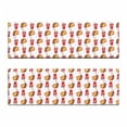 thumbnail image 2 of Food Bench Cushion Set of 2, Simplistic Pattern of Appetizing Tacos and Soda Cups Doodle Drawing Print, Standard Size Foam Pad and Decorative Cover, Multicolor, by Ambesonne, 2 of 4