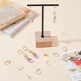 thumbnail image 5 of 1 Box 28Pcs 2 Color 24K Gold Plated Brass French Earring Hooks 925 Sterling Silver Leverback Ear Wires with Pinch Bail Clasp Earring Parts for Dangle Drop Earrings DIY Jewelry Making Craft, 5 of 7