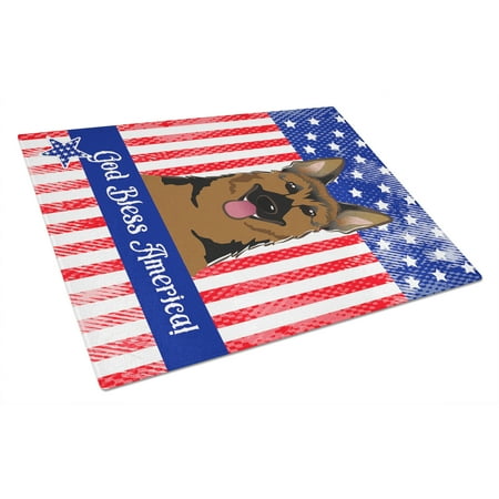 

Caroline s Treasures German Shepherd Glass Cutting Board Large
